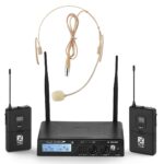 זוג מדונות אלחוטיות מבית TRX Audio U-6298 תדר משתנה