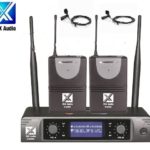 סט מיקרופון דש איכותי  להצגות מבית TRX Audio U-5296