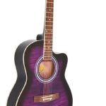גיטרה אקוסטית 3/4 מוגברת איכותית  CEHARD C38 purple