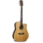 גיטרה אקוסטית מוגברת (גודל מלא) CHARD EB16-EQ Wood Nat