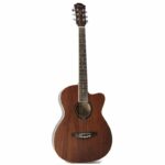 גיטרה אקוסטית מוגברת (גודל מלא) CHARD EB16 Wood Brn