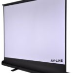 מסך הקרנה רצפתי roll up 1.45 מטר AV-LINE