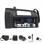 בידורית ניידת TRX Audio X-3000 כולל מיקרופון אלחוטי UHF