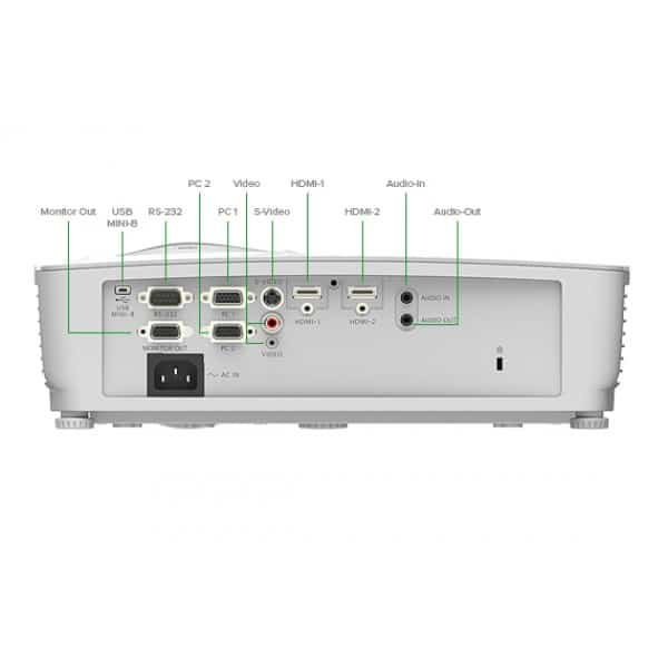 Vivitek DX263 back