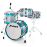 מערכת תופים 4 חלקים ללא אביזרים "18 SONOR AQ2 Bop Set ASB 17333 Aqua Silver Burst