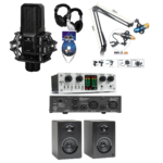 חבילת אולפן ביתי מקצועי (Klark&Helmer Pro3 (B20 \ 422 כולל מוניטורים Samson
