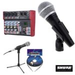 חבילת אולפן ביתי מקצועי Klark&Shure Mx1