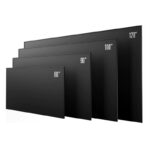 מסך הקרנה קבוע למקרן לייזר Jeason Screen בגודל 120"