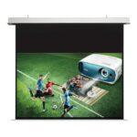 מסך הקרנה חשמלי שקוע תקרה 84" (16:9) Jeason Screen Blue-Diamond