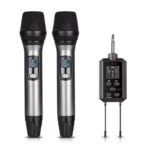 זוג מיקרופונים אלחוטיים מבית TRX Audio Airline 3 + אקו + רסיבר נטען