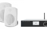 חבילת סאונד לגינה | זוג רמקולים חוץ/פנים PURE ACOUSTICS PX-266 + מגבר CL 500