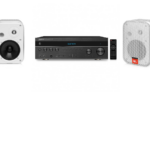 חבילת סאונד | זוג רמקולים  OUT DOOR לגינה JBL דגם CONTROL ONE AW + מגבר  Denon AVR-X550BT
