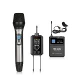 סט: מיקרופון דש אלחוטי TRX Audio Airline-3 + מיקרופון אלחוטי + רסיבר נטען